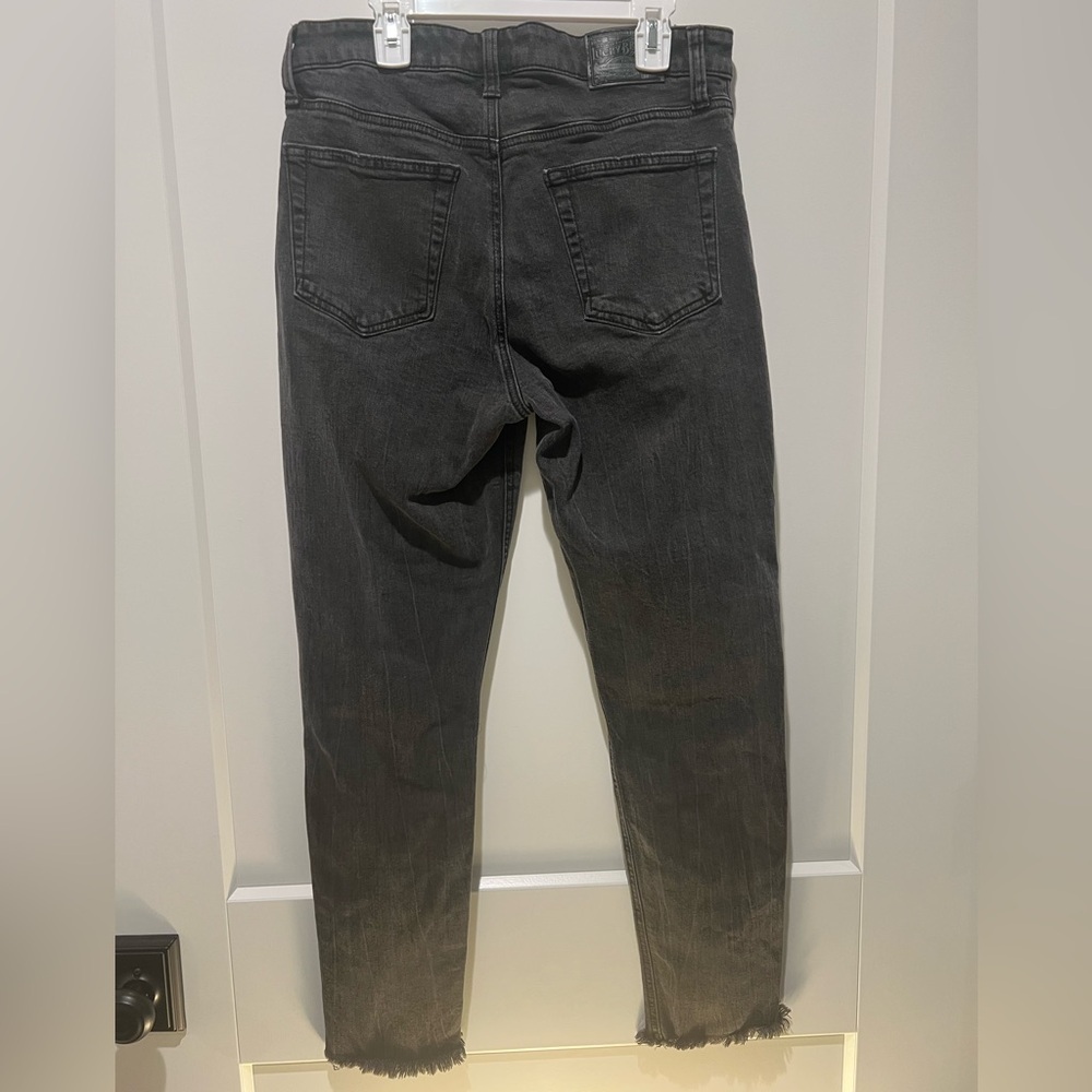 Lucky Brand Washed Black Bridgette Skinny Jeans Size 6/28 Ankle - Picture 4 of 4